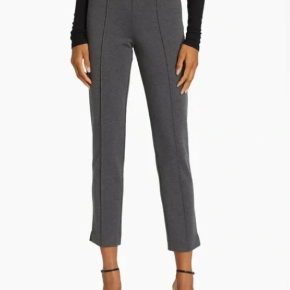 ATM Heather Charcoal Gray Ponte Pants Stretch Sz 10 - Picture 3 of 16